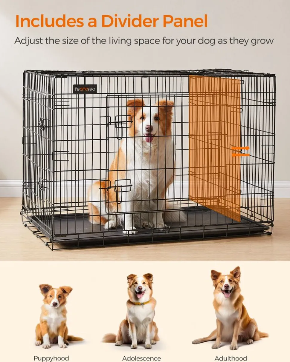 Hot SONGMICS Cage 107 x 70 x 77,5 cm Noir