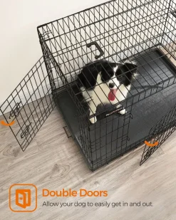 Hot SONGMICS Cage 107 x 70 x 77,5 cm Noir