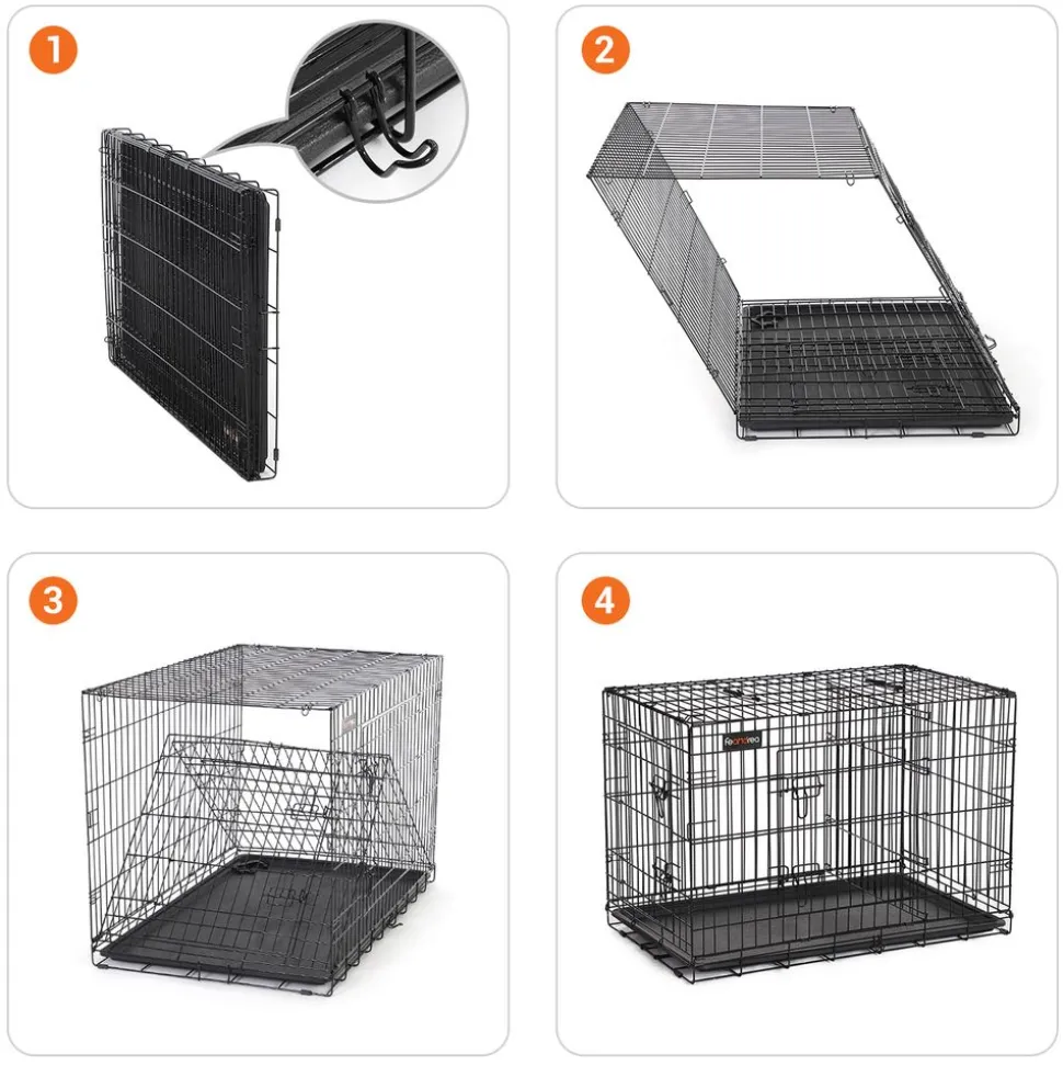 Flash Sale SONGMICS Cage 92,5 x 57,5 x 64 cm Noir