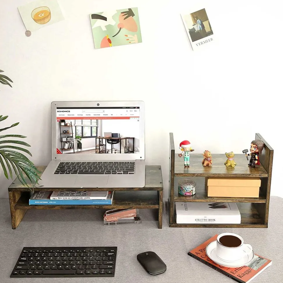 Best SONGMICS Caisson 3 tiroirs bleu Blanc