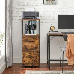 Shop SONGMICS Caisson 2 tiroirs noir