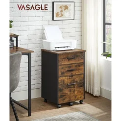 Best SONGMICS Caisson bureau industriel Noir