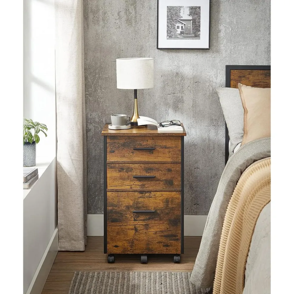 Best SONGMICS Caisson bureau industriel Noir