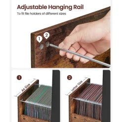 Best SONGMICS Caisson bureau industriel Noir