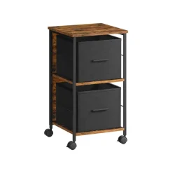 Fashion SONGMICS Caisson de bureau à 3 tiroirs verrouillables blanc nuage