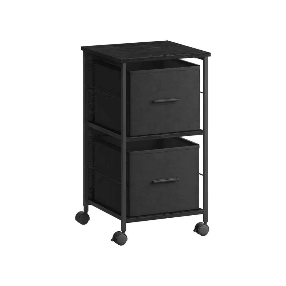 Fashion SONGMICS Caisson de bureau à 3 tiroirs verrouillables blanc nuage