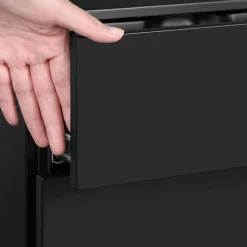 New SONGMICS Caisson de bureau mobile avec 4 tiroirs blanc nuage