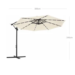 New SONGMICS Canisse 180 x 300 cm gris foncé