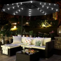 New SONGMICS Canisse 180 x 300 cm gris foncé