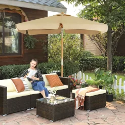 Clearance SONGMICS Canisse 0,9 x 5 m gris foncé