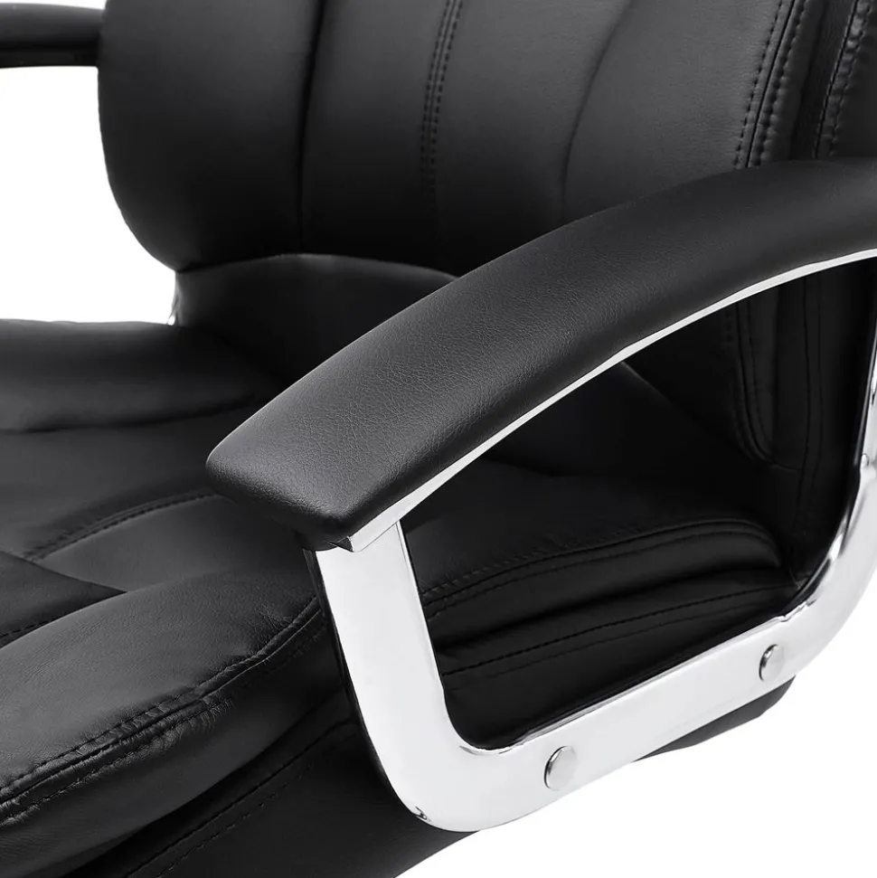 Hot SONGMICS Chaise de bureau appui-tête Blanc