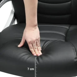 Sale SONGMICS Chaise de bureau avec surface en tissu velours rose bonbon