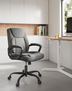 Online SONGMICS Chaise de bureau capacité de charge 150 kg noir d'encre