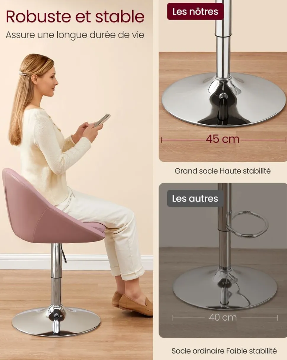 Clearance SONGMICS Chaise de bureau confort Noir