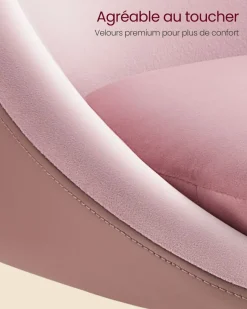 Clearance SONGMICS Chaise de bureau confort Noir