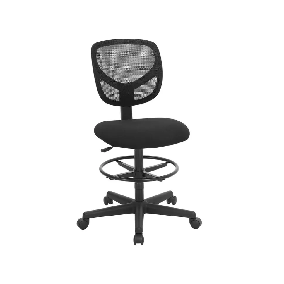 Sale SONGMICS Chaise de bureau ergonomique avec soutien lombaire noir d’encre