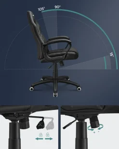 Sale SONGMICS Chaise de bureau maille