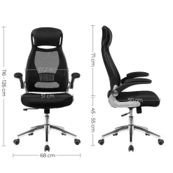 Clearance SONGMICS Chaise de bureau PU