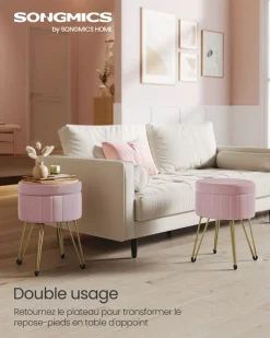 Shop SONGMICS Chaise de bureau respirante Blanc