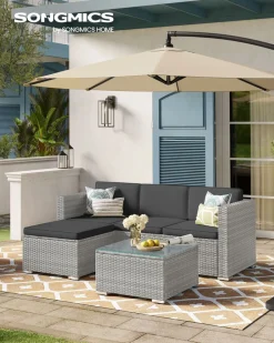 Cheap SONGMICS Chaise de plage vert