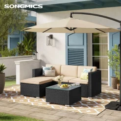 Cheap SONGMICS Chaise de plage vert