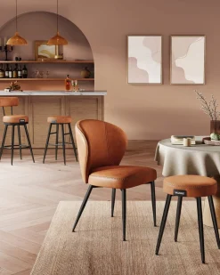 Outlet SONGMICS Chaise de salle à manger gris