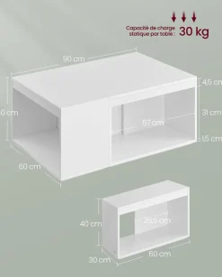 Online SONGMICS Chaise de Salle à Manger Lot de 6