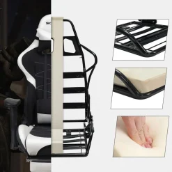 Clearance SONGMICS Chaise gaming orange