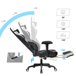 Clearance SONGMICS Chaise gaming orange