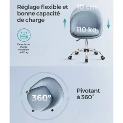 New SONGMICS Chaise gaming sport rouge Blanc