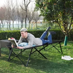 Hot SONGMICS Chaise hamac bleu