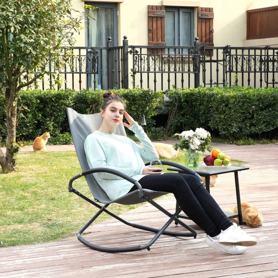 Best SONGMICS Chaise hamac bleu blanc