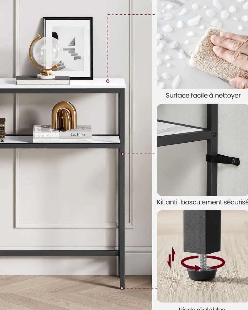 Hot SONGMICS Chaise longue pliable grège