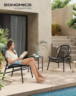 Best SONGMICS Chaise longue pliable grège