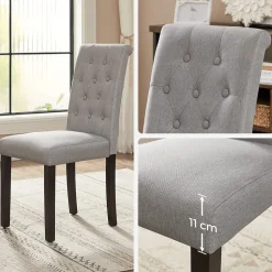 Online SONGMICS Chaise luxe Gris