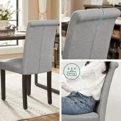 Online SONGMICS Chaise luxe Gris