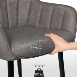 Fashion SONGMICS Chaise luxe PU