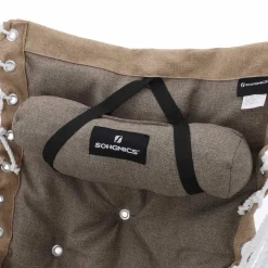 Discount SONGMICS Chaise pliante camping avec porte-gobelet vert noir