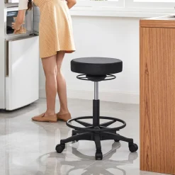 Outlet SONGMICS Chaise respirante noir