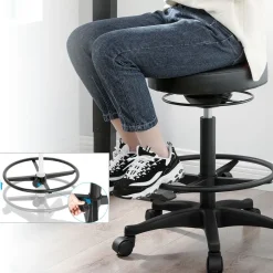 Outlet SONGMICS Chaise respirante noir