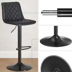 Shop SONGMICS Chaises Salle à manger gris