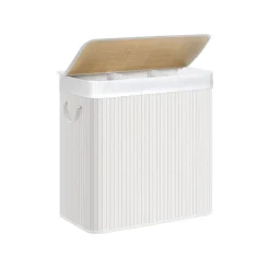 Best SONGMICS Chariot à linge 2 paniers noir