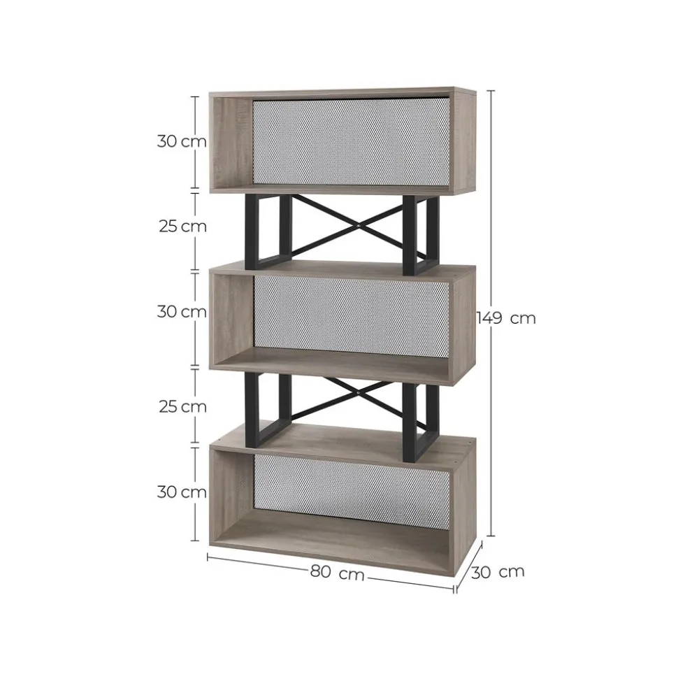 Cheap SONGMICS Chariot à linge XXL gris