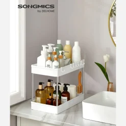 New SONGMICS Chariot 3 niveaux blanc