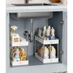 New SONGMICS Chariot 3 niveaux blanc