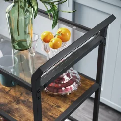 Flash Sale SONGMICS Chariot de bar avec étagère Noir