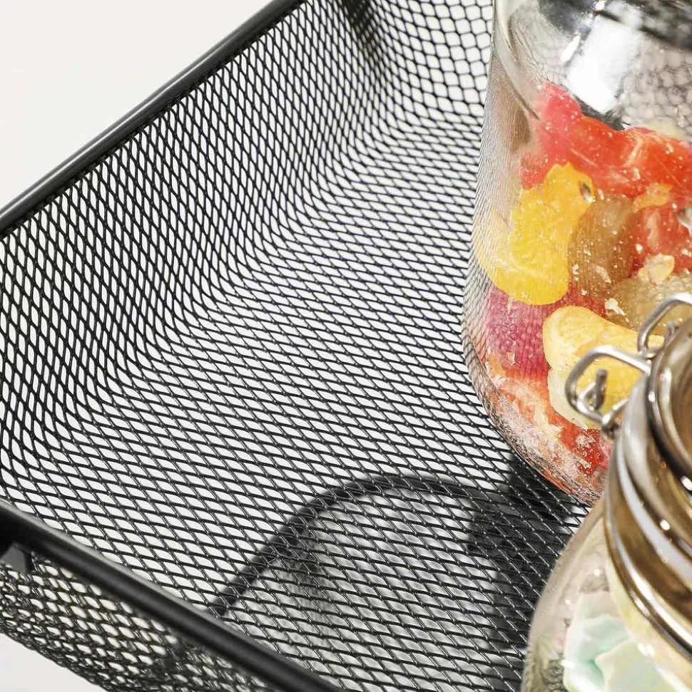 Clearance SONGMICS Chariot mobile à 5 niveaux Noir