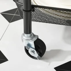 Flash Sale SONGMICS Chariot mobile à 3 niveaux Noir