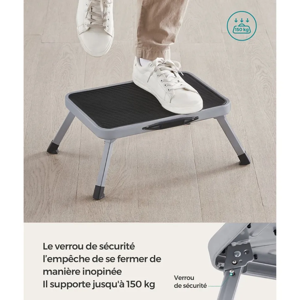 Hot SONGMICS Échelle 3 marches