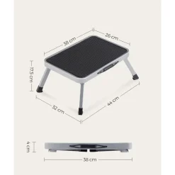Hot SONGMICS Échelle 3 marches
